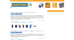 Desktop Screenshot of exprimeo.fr